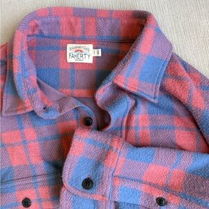 Faherty Legend Sweater Plaid Shirt
